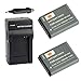 DSTE® 2x BP-85A Battery + DC97 Travel and Car Charger Adapter for Samsung WB210 PL210 SH100 Cameras as BP85A EA-BP85A