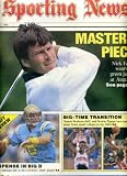 Sporting News April 17 1989 Nick Faldo Cover, Troy Aikman, Dennis Rodman/Detroit Pistons & Scotty Pippen/Chicago Bulls, George Brett/Kansas City Royals