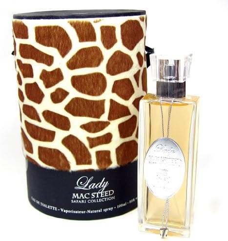 Lady Mac Steed Girafe Safari by Safari Collection John Mac Steed 3.3 oz / 100 ml (EDT) Eau De Toilette Spray Brand New in Retail Box (Original)