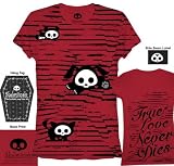 Skelanimals DEVOTION Juniors Red Tee T-Shirt