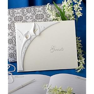 Calla Lilly Wedding Guestbook