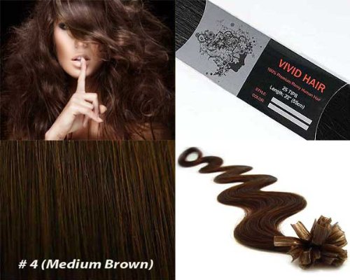 Compare Prices Vivid Hair 200 Strands Wavy Body Wave Pre Bonded U