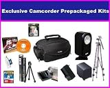 Essential's Accessory Package For The Canon VIXIA HF M30 HF M31 HF S20 VIXIA HF S200 HF S21 Package Includes 8GB Hi Speed SD Memory Card, Extended Life BP-819 Batttery & Rapid AC/DC Charger, Portable Video Light, Professional Tripod, Deluxe Carrying Case & More