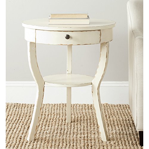 Safavieh American Home Collection Kendra Vintage Cream End Table