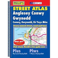 Street Atlas Anglesey, Conwy, and Gwynedd (Philip's Street Atlases)