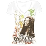 Bob Marley One Heart V-neck- ladies