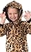 Footed Pajamas - Cheetah Spots Toddler Hoodie Chenille