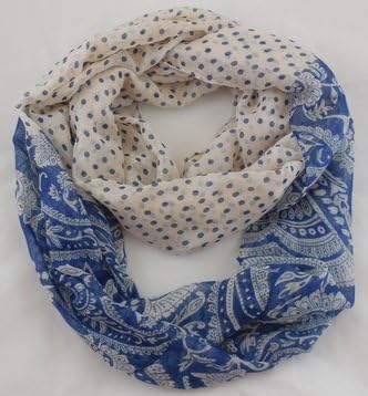 MUM52723A Two Tone Infinity Scarf