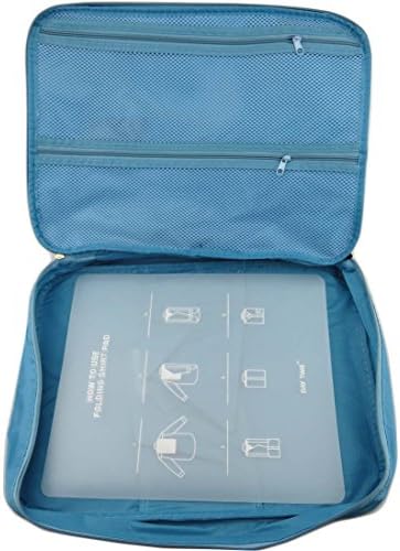 Runytek Multifunctional Travel Gear Packing Organizers Accessories Underwear Admission Sorting Packages for T-shirt Shirt Tie Vest (Blue)