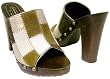 Coach Esa Brown Patchwork Mules