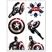 Search : Captain America Party Temporary Tattoos