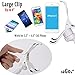 Gooseneck Cell Phone Clip Holder -360 Degree Full-Angle Flexible Long Arms Cell Phone Clip Holder Cell Phone Stand,Universal Lazy Bracket for iPhone Samsung Note Galaxy in Bedroom, Office, Bathroom, Kitchen,Desktop,Green