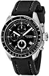 Fossil Men's Decker CH2573 Black Leather Analog Quartz Watch with Black Dial