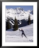 Cross Country Skiing in a Scenic Location National Geographic Collection Framed Art Poster Print by Taylor S. Kennedy, 25x31