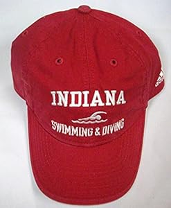 adidas Indiana Hoosiers Crimson Collegiate Swimming & Diving Adjustable Hat