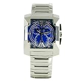 Chronotech Men's 7919M/03M Diagonal Square Bracelet Watch