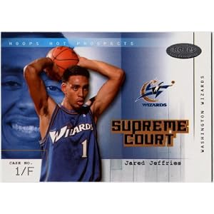 2002-03 Hoops Hot Prospects Supreme Court 11 Jared Jeffries (Basketball Cards)