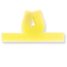 Qosina 17017 Polyether Polyurethane Wing Sponge, 3-1/2" Length x 3-1/2" Width x 1" Thick (Pack of 25)