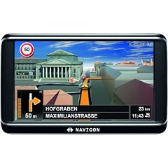 NAVIGON 70 Premium Navigationssystem (12,7cm (5 Zoll) Display, Europa 43, TMC Pro, Bluetooth,  Ann�herunssensor, City View 3D 2.0, Sprachsteuerung)