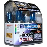 Hipro Power 9004 100/80Watt Super White Xenon HID Headlight Bulbs - Low & High Beam