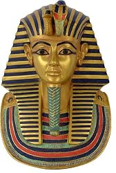 King Tut Mask wall-sculptures, 6"H