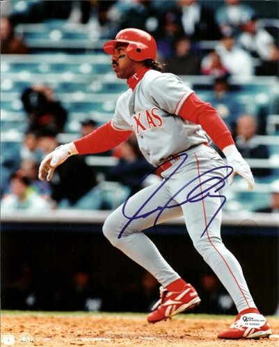 Juan Gonzalez Autographed Texas Rangers 8x10 Photo