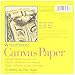 Strathmore 300 Series Canvas Paper Pad, Glue Bound, 6x6 inches, 10 Sheets (115lb/187g) - Artist Paper for Adults and Students - Acrylic and Oil Paints