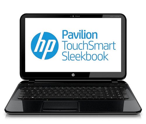 HP Pavilion TouchSmart 15-b146ef Sleekbook Ordinateur Portable 15'' (38,1 cm) AMD A Series Dual Core A4 4355M 1,9 GHz 500 Go 4096 Mo Radeon HD 7400G Discrete-Class Windows 8 64 Bits Noir