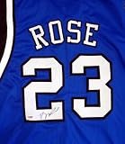 Derrick Rose Autographed Memphis Tigers Blue Jersey #23 PSA/DNA - Autographed College Jerseys
