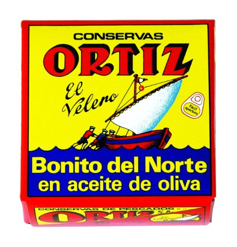 Ortiz White Tuna in Olive Oil Tin 92-Grams Pack of 5B0041IL5B0 