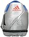 adidas Performance Kids' Messi 16.3 Turf Soccer Cleats, Silver Metallic/Black/Shock Blue, 4 M US Big Kid
