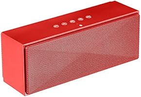 AmazonBasics Portable Bluetooth Speaker - Red