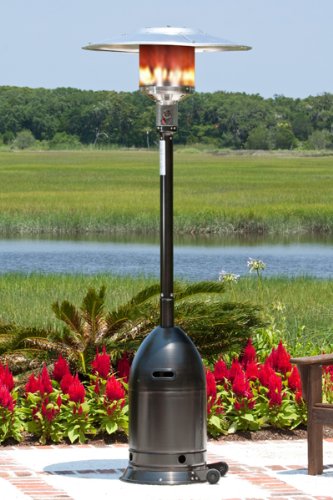 Old World Bronze Finish Deco Commercial Patio Heater