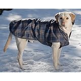 Petrageous Designs Kodiak Dog Coat - Small Blue Plaid