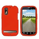 Motorola Photon 4G/Electrify Silicone Skin Soft Phone Cover - Red