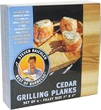Cedar Grilling Planks Set of 4 - Fillet Size 7" x 7"