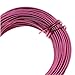 Aluminum Craft Wire Fuchsia 18 Gauge 39 Feet (11.8 Meters)