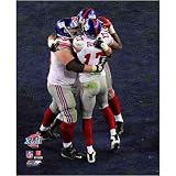 2007 Giants Team Signed Burress TD Endzone Celebration 20x24 Photograph (LE 16)