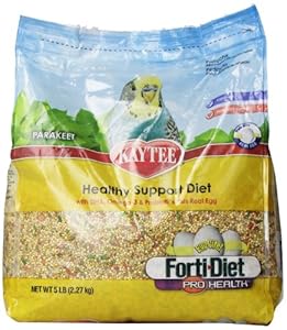 Kaytee Forti Diet Egg-Cite Food for Parakeets, 5-Pound Bag