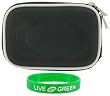 Nylon Hard Shell Carrying Case (Black) for RCA EZ207 Small Wonder Digital Camcorder White