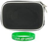 Nylon Hard Shell Carrying Case (Black) for Nikon Coolpix S570 Digital Camera Black