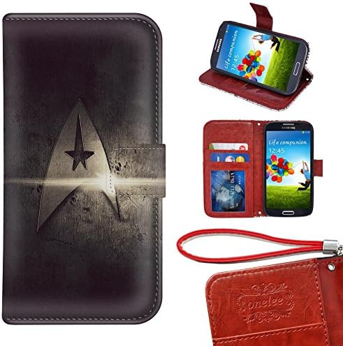 Samsung Galaxy S5 Mini Wallet Case, Twosin - StarTrek Premium PU Leather Case Wallet Flip Stand Case Cover for Samsung Galaxy S5 Mini with Card Slots