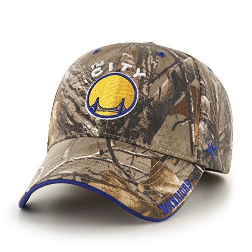 NBA Golden State Warriors '47 Frost MVP Camo Adjustable Hat, One Size Fits Most, Realtree Camouflage