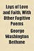 Lays of Love and Faith, with Other Fugitive Poems