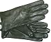 Genuine Black (Adler) Soft Leather Waterproof and Microfiber Lined Luxurious Looking Gloves for Women and Teens