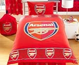Kitchen & Housewares : Arsenal Afc Border Crest Single Duvet Set 100%Official