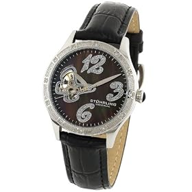 Stuhrling Original Ladies 196.121527 Lifestyle 'Audrey' Diamond Butterfly Automatic Leather Strap... by St�hrling Original