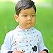 Bandana Baby Bib Set by Bambinio - 4 Unisex Design Drool Bibs for Boys and Girls - Best Newborn and Baby Shower Gift - Soft, Comfortable and Adjustable