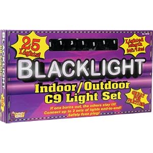 24' Black Light Set (25 lights) by 