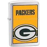 NFL Green Bay Packers Brushed Chrome Zippo Lighter
